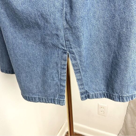 Passion-I Vintage Denim Button Down Shirt Long Sleeve Embroidered Women’s 1X - Picture 11 of 16